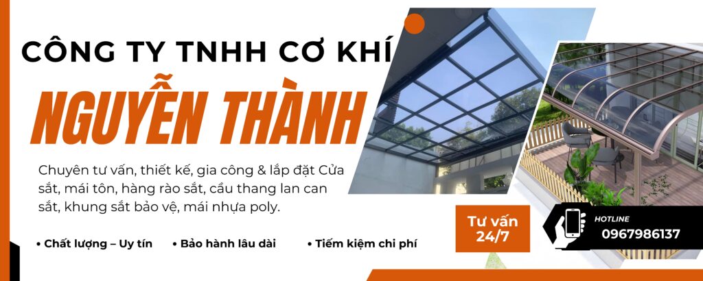Để giải quyết triệt để vấn đề này, dịch vụ thi công mái poly nhựa Quận 1 của Cơ Khí Nguyễn Thành là lựa chọn số một