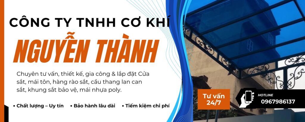 Thợ làm mái poly nhựa cách nhiệt Tân Bình của CƠ KHÍ NGUYỄN THÀNH kính chào quý khách.