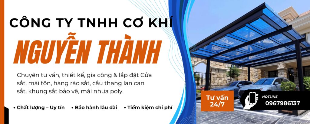 CƠ KHÍ NGUYỄN THÀNH tự hào là đơn vị top đầu hiện nay.