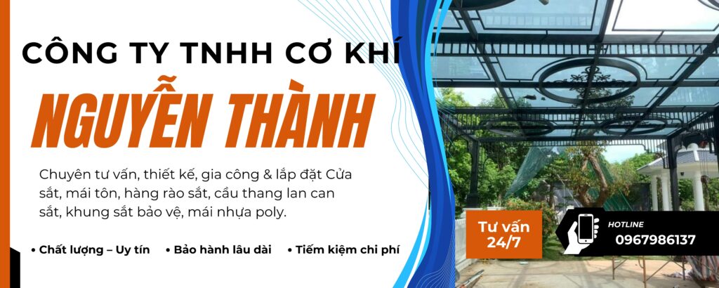 Hãy trao trọn niềm tin cho CƠ KHÍ NGUYỄN THÀNH. Liên hệ ngay hotline hôm nay để được tư vấn và báo giá miễn phí!