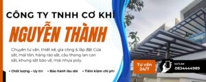 CƠ KHÍ NGUYỄN THÀNH tự hào là đơn vị cơ khí uy tín hàng đầu tại khu vực phía Nam