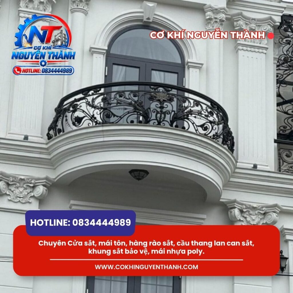Dịch vụ làm lan can sắt Quận 3 của Cơ khí Nguyễn Thành mang lại giải pháp an toàn và thẩm mỹ cao cho ngôi nhà.