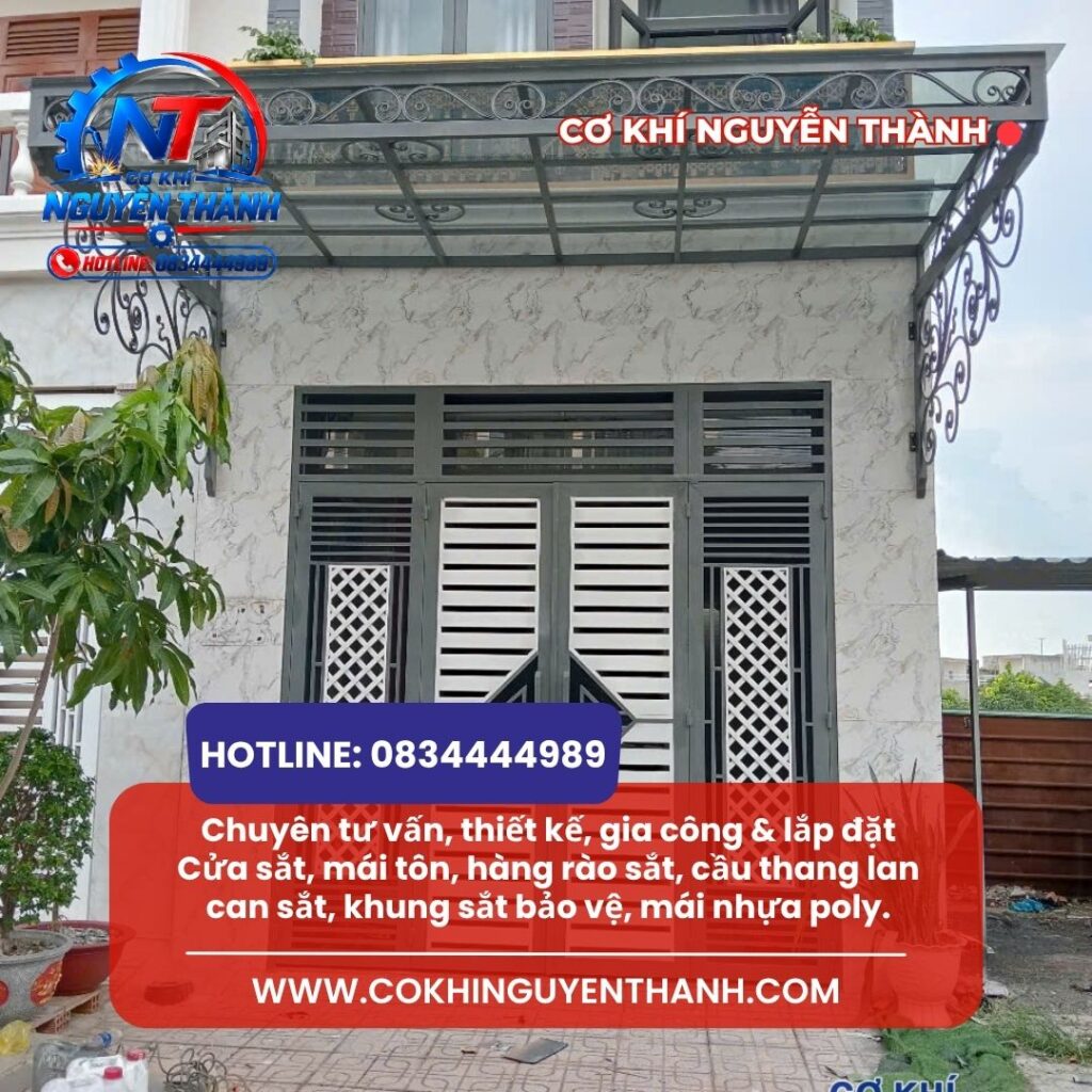 Dịch vụ làm cửa sắt Biên Hòa do Cơ khí Nguyễn Thành trực tiếp đảm nhận mang tới giải pháp toàn diện về cửa sắt hộp và cửa sắt mỹ thuật