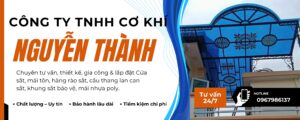 CƠ KHÍ NGUYỄN THÀNH là thương hiệu uy tín hàng đầu tại khu vực phía Nam.