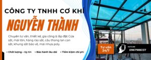 CƠ KHÍ NGUYỄN THÀNH tự hào là địa chỉ cơ khí uy tín hàng đầu tại khu vực phía Nam.