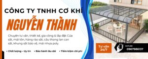 Giữa nhiều cơ sở cơ khí nhỏ lẻ trên thị trường, CƠ KHÍ NGUYỄN THÀNH luôn là thương hiệu hàng đầu được khách hàng lựa chọn.