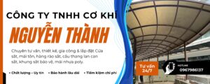 Hãy trao trọn niềm tin cho CƠ KHÍ NGUYỄN THÀNH