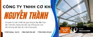 CƠ KHÍ NGUYỄN THÀNH là thương hiệu uy tín hàng đầu tại khu vực phía Nam.